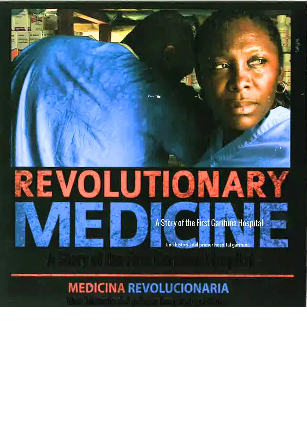 Book cover of 'Revolutionary Medicine' with two people in a hospital setting.